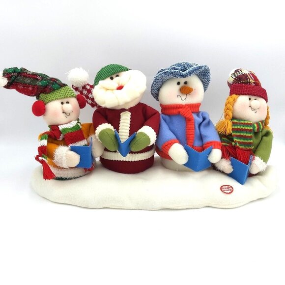 Christmas Carolers-We Wish You A Merry Christmas-Animated Plush - Picture 1 of 9